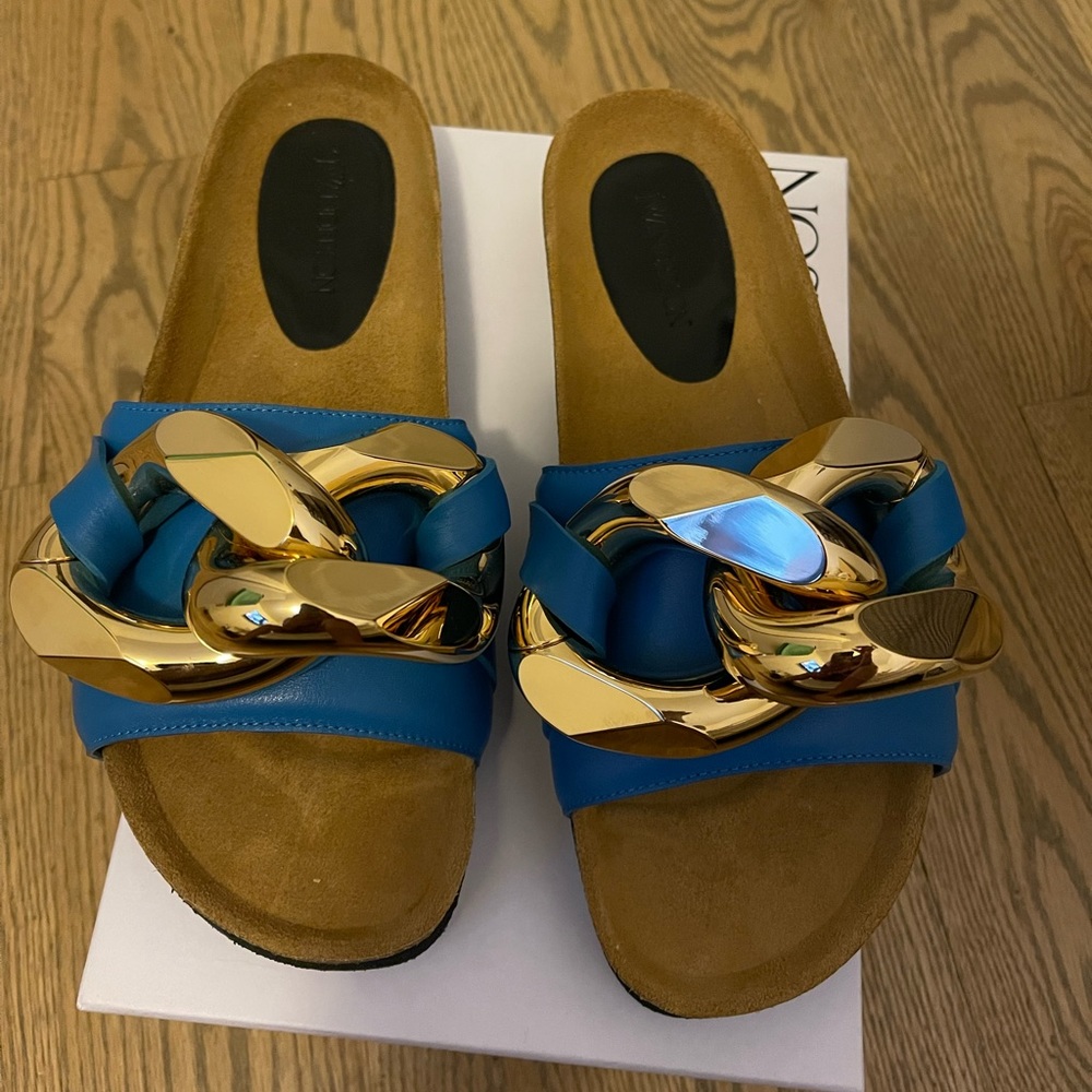 NWT JW Anderson Chain Sandals in sz 40
